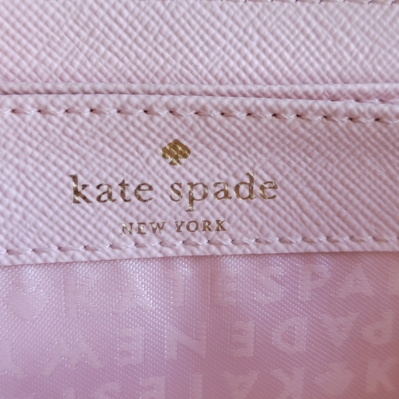 Kate Spade WLRU2923 Liberty Street Neda Pink Grapefruit Leather Wallet - Picture 9 of 14